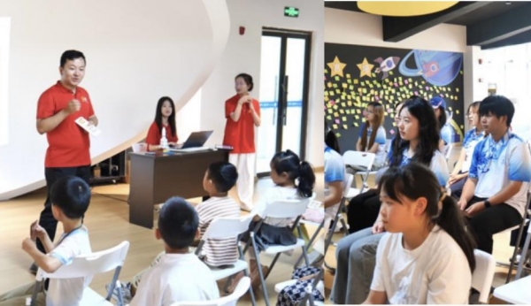 “科技自强课”现场。beat365在线体育官网登录入口供图